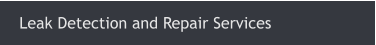 Leak Detection and Repair Services